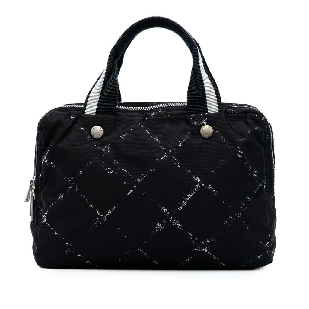 Chanel Old Travel Line Nylon Handbag