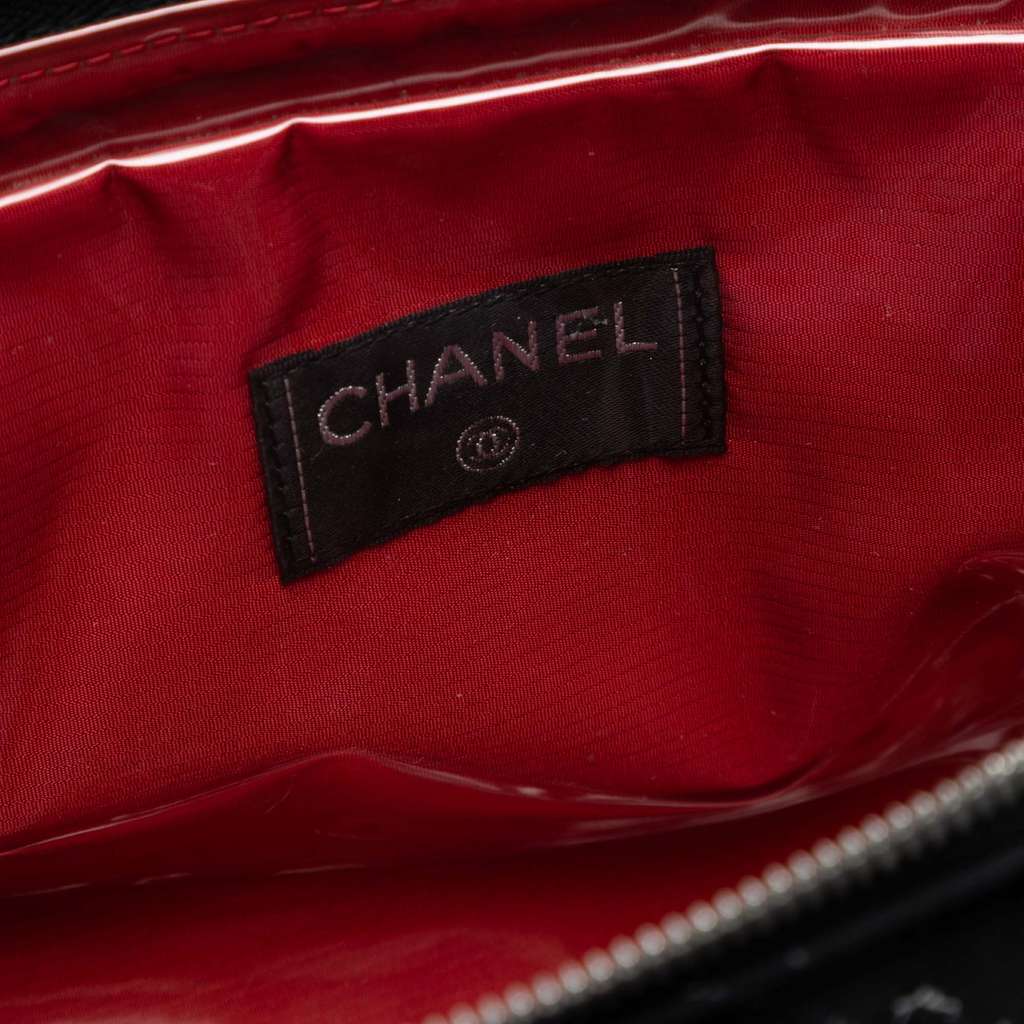 Chanel Old Travel Line Nylon Handbag - Side view