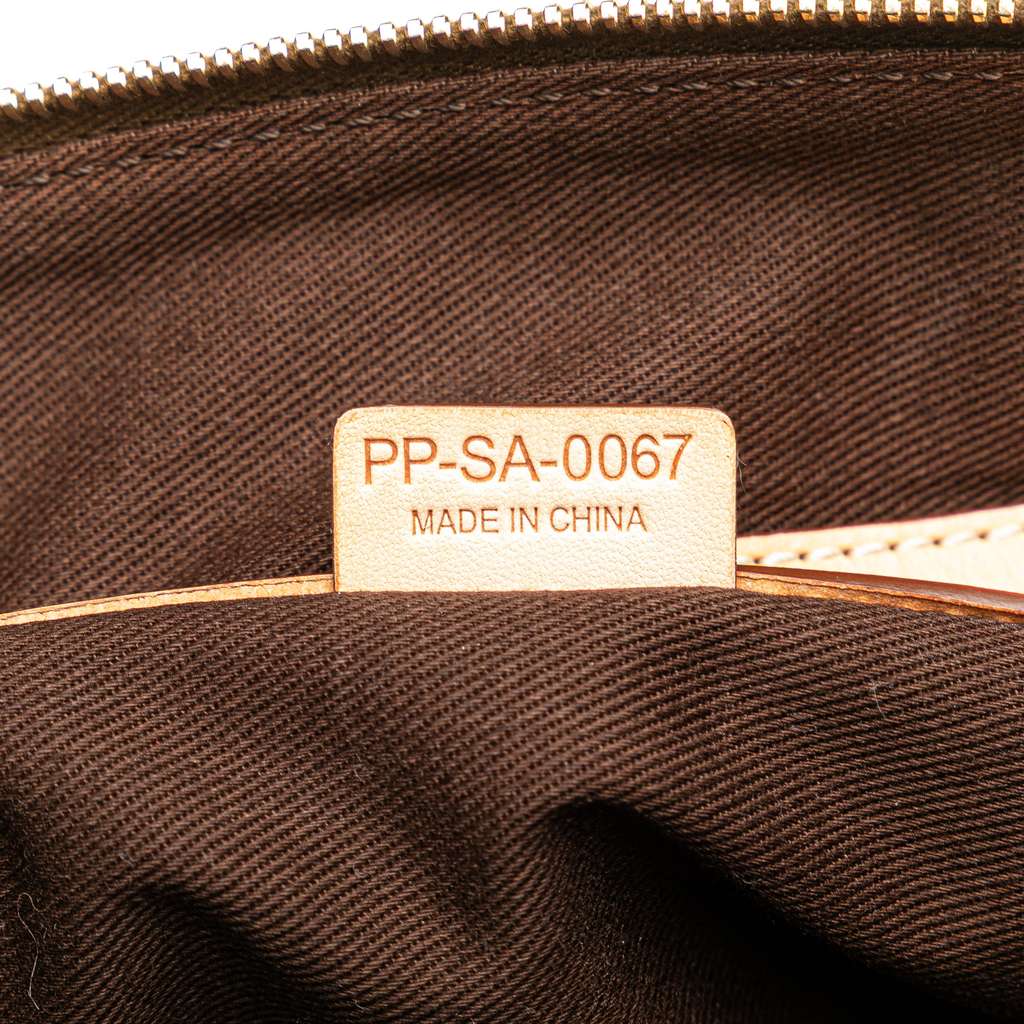 Celine Macadam Coated Canvas Dome Satchel - Detail 1