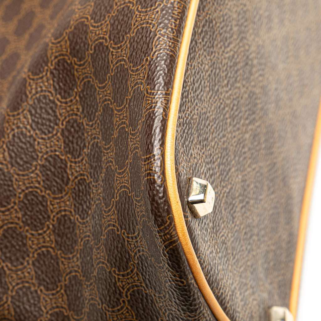 Celine Macadam Coated Canvas Dome Satchel - Image 10