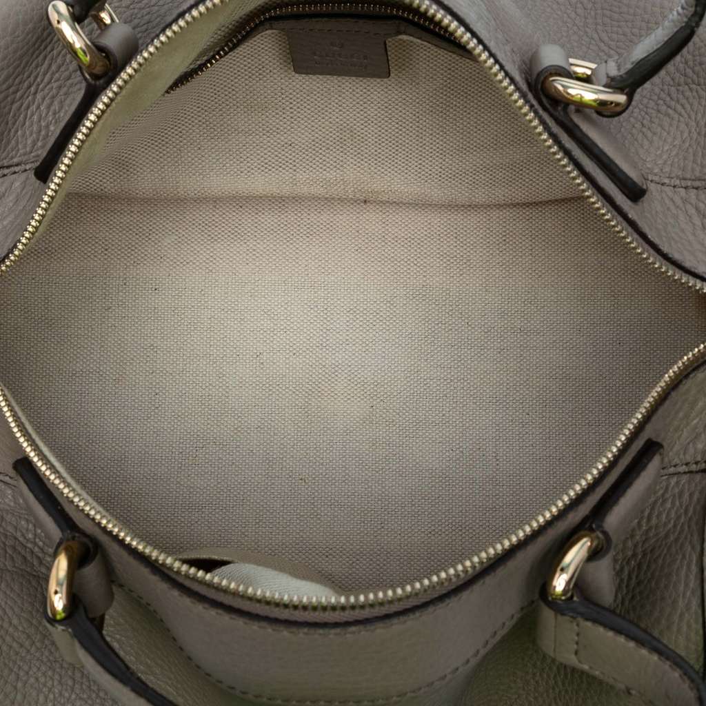 Gucci Pebbled Calfskin Soho Cellarius Boston - 4