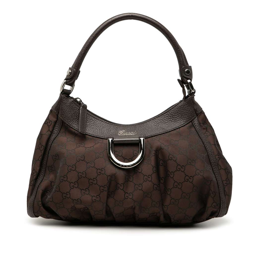 Gucci GG Canvas Abbey D Ring Shoulder Bag