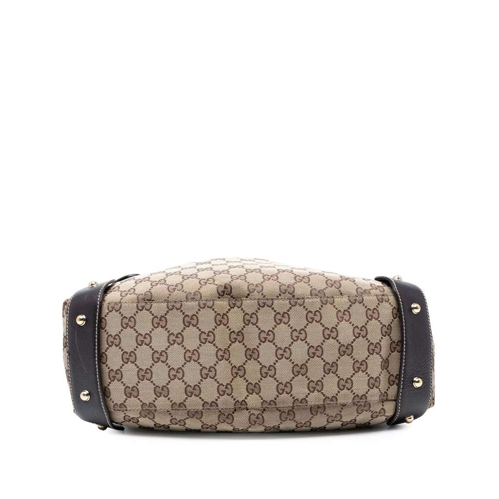 Gucci GG Canvas Horsebit Pelham Shoulder Bag - 3