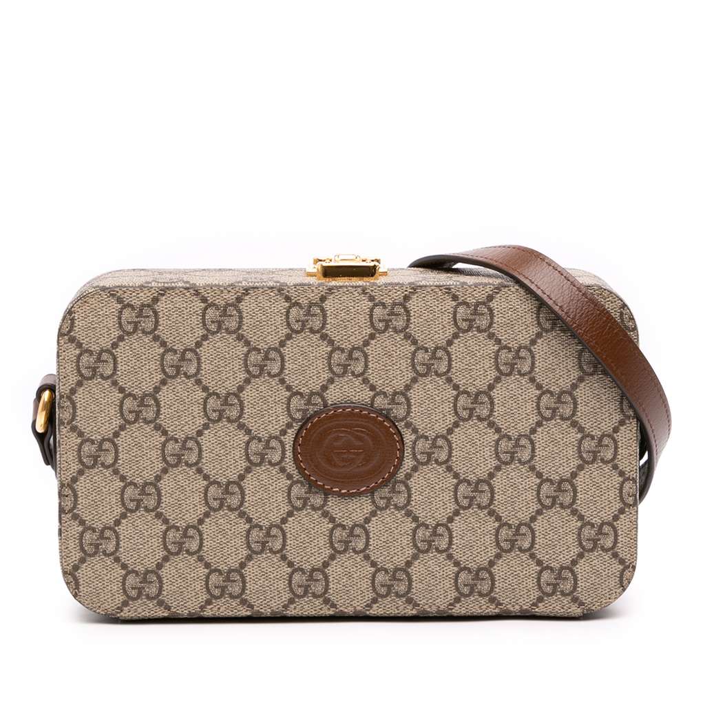 Gucci GG Supreme Interlocking G Crossbody