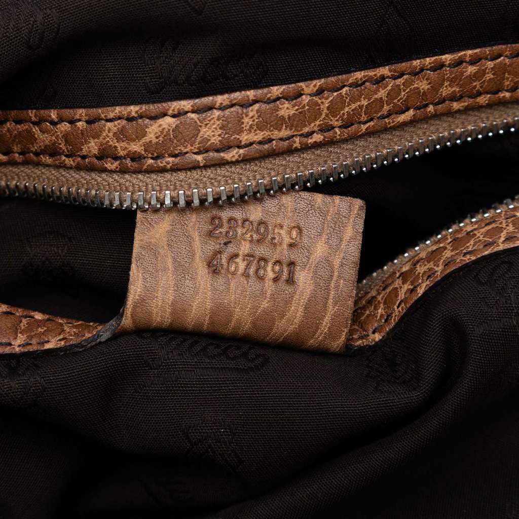 Gucci Medium GG Canvas Bamboo Bar Tote - Detail 1