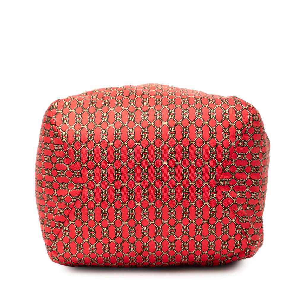 Hermès Printed Silk Bucket Bag - 3