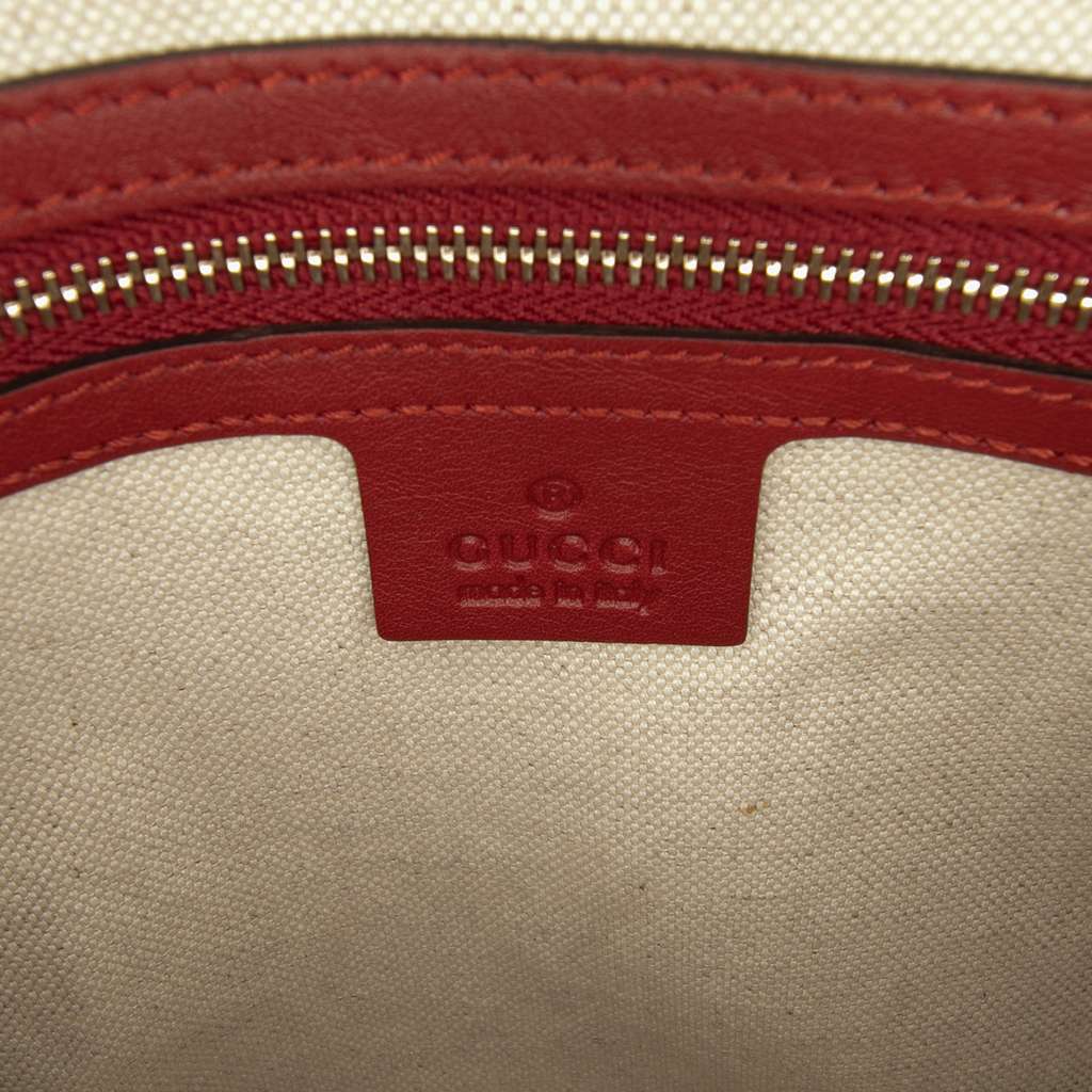 Gucci Medium Microguccissima Patent Nice Dome Satchel - Side view