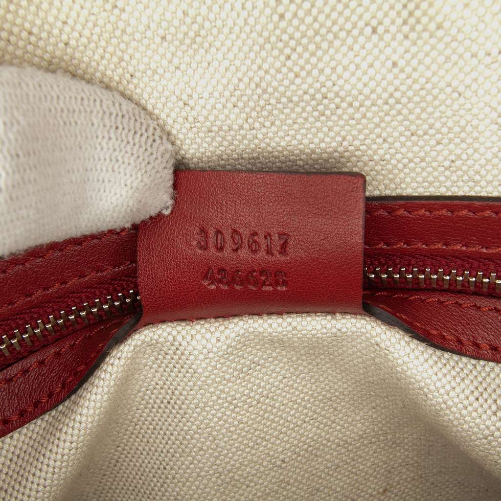 Gucci Medium Microguccissima Patent Nice Dome Satchel - Detail 1