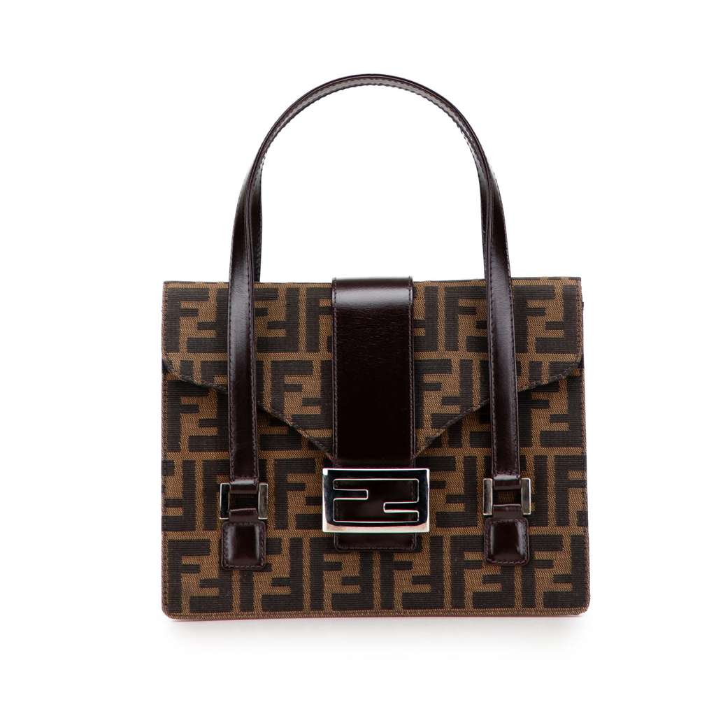 Fendi Zucca Canvas Handbag