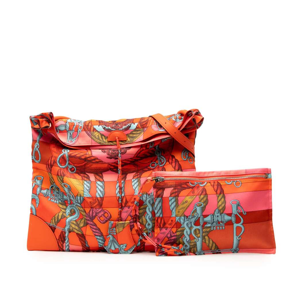 Hermès Silk and Barenia Della Cavalleria Silky City 33 - Image 10