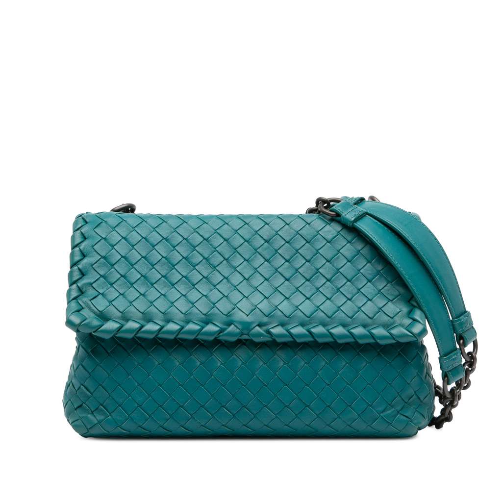 Bottega Veneta Small Nappa Intrecciato Olimpia Shoulder Bag
