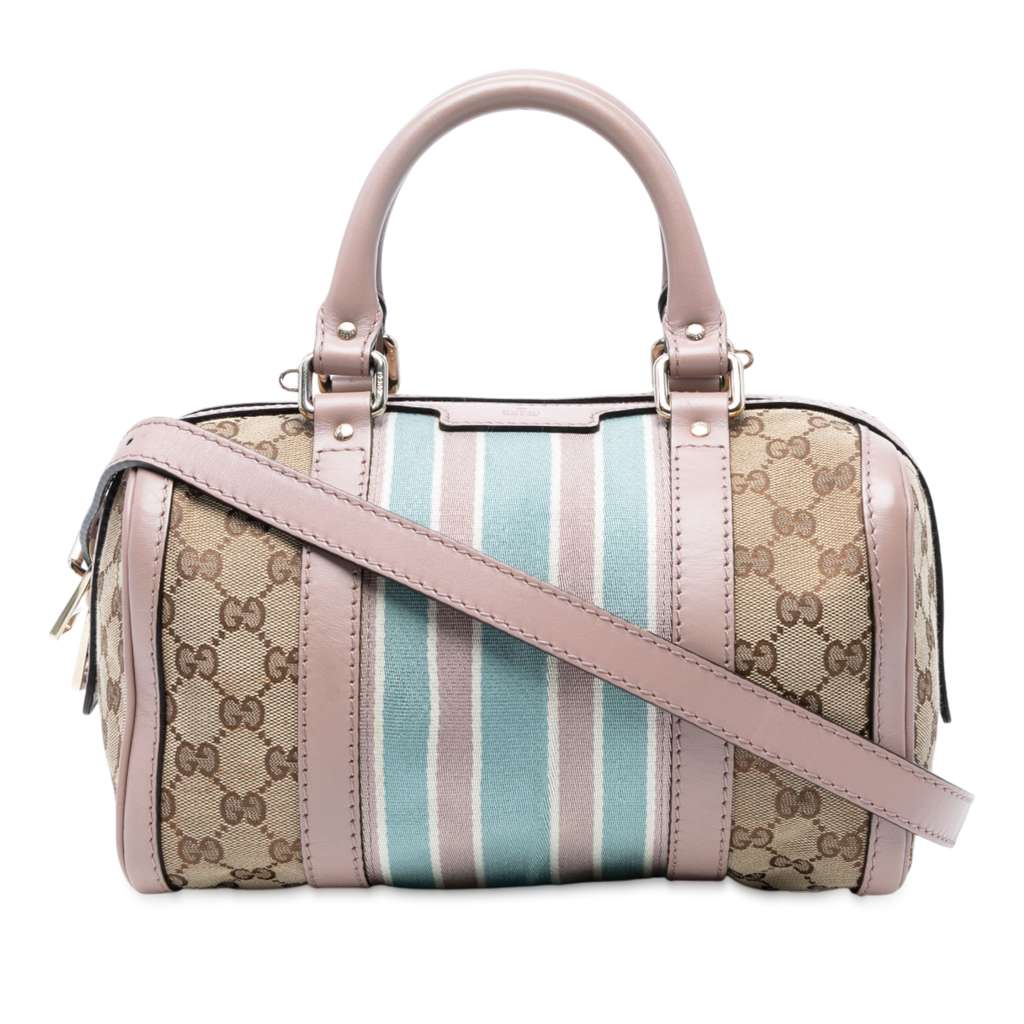 Gucci Small GG Canvas Web Joy Boston Bag
