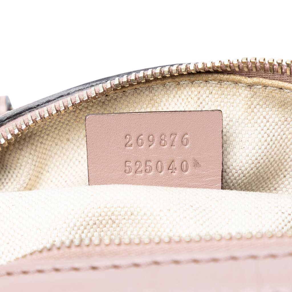 Gucci Small GG Canvas Web Joy Boston Bag - Side view