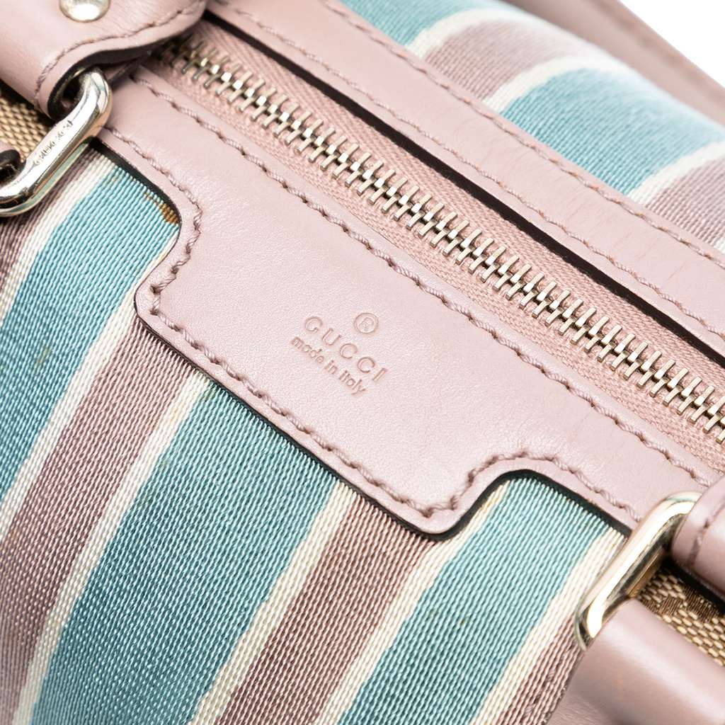 Gucci Small GG Canvas Web Joy Boston Bag - Detail 1