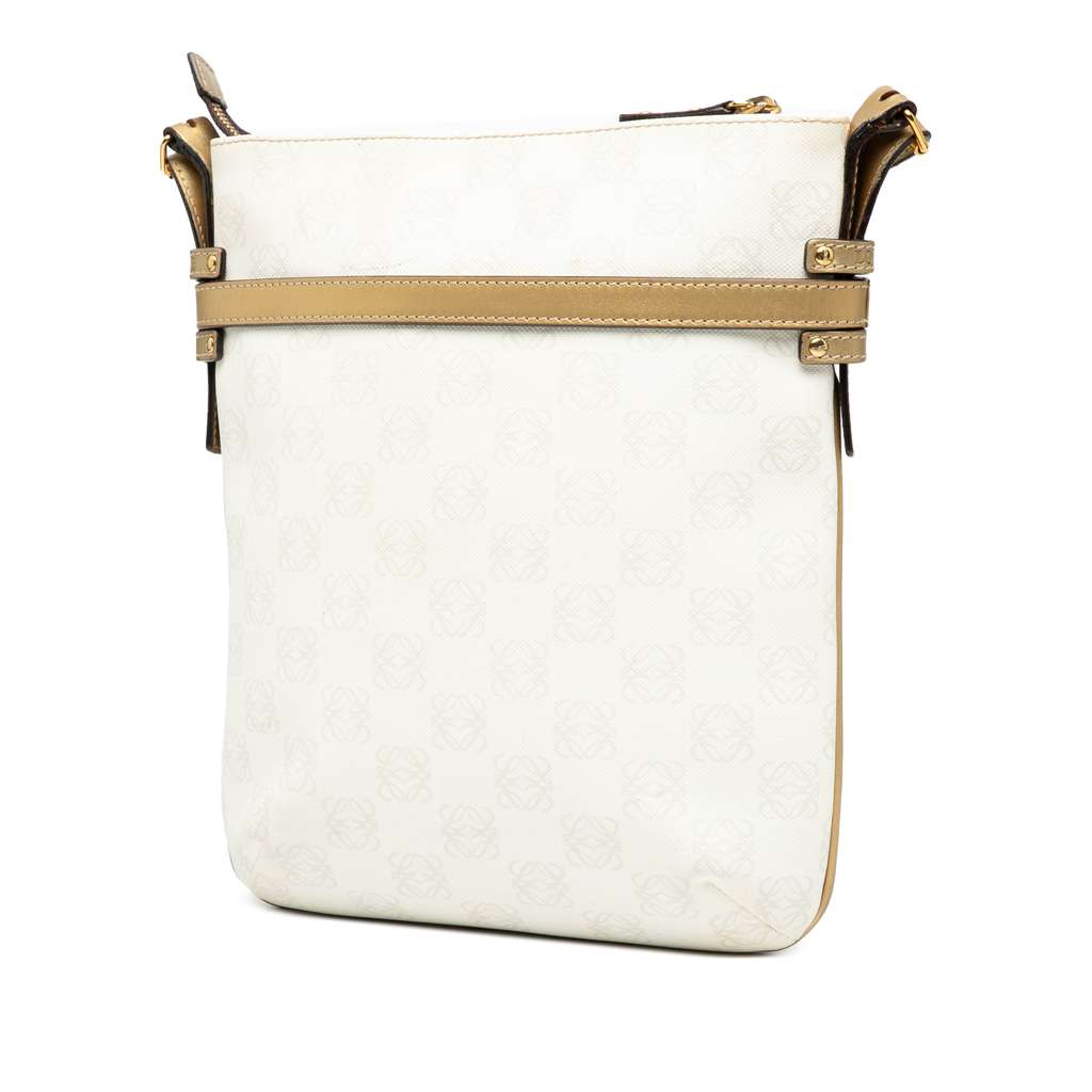 Loewe Anagram Coated Canvas Crossbody - Back view