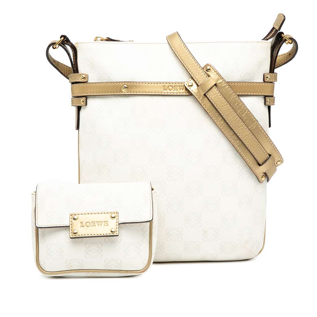 Loewe Anagram Coated Canvas Crossbody - Image 10