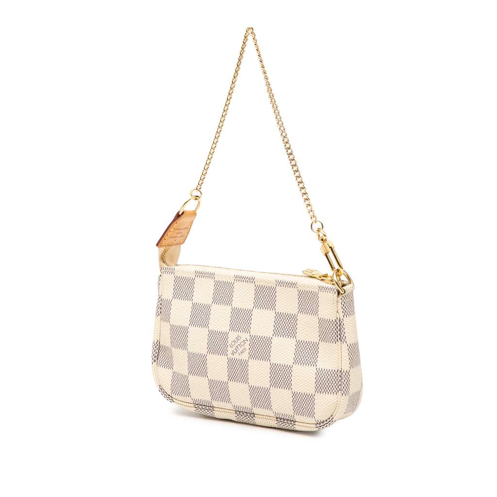 Louis Vuitton Damier Azur Mini Pochette Accessoires - Back view