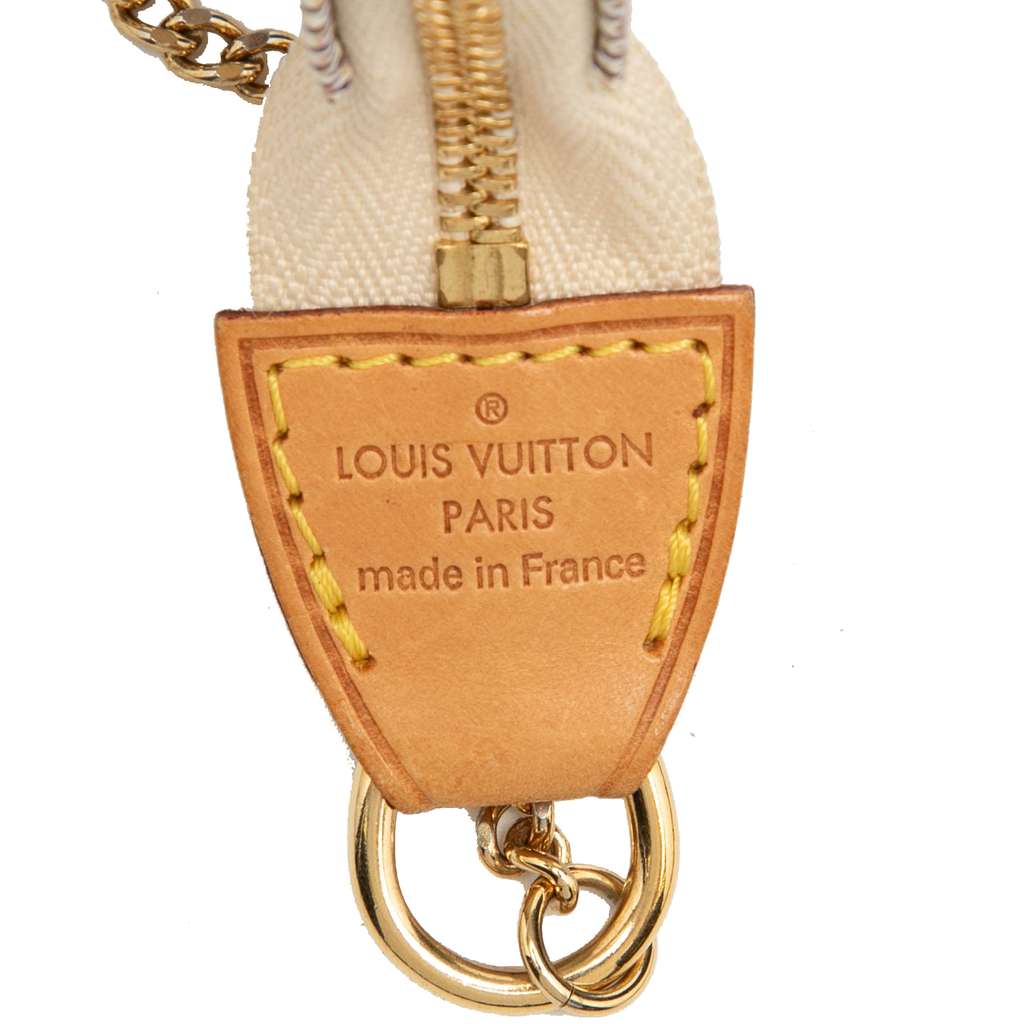 Louis Vuitton Damier Azur Mini Pochette Accessoires - Side view