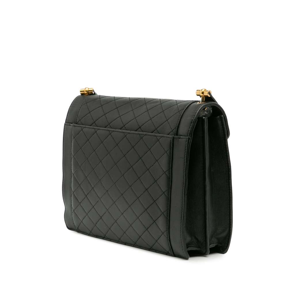 Saint Laurent Quilted Lambskin Gaby Shoulder Bag - 2