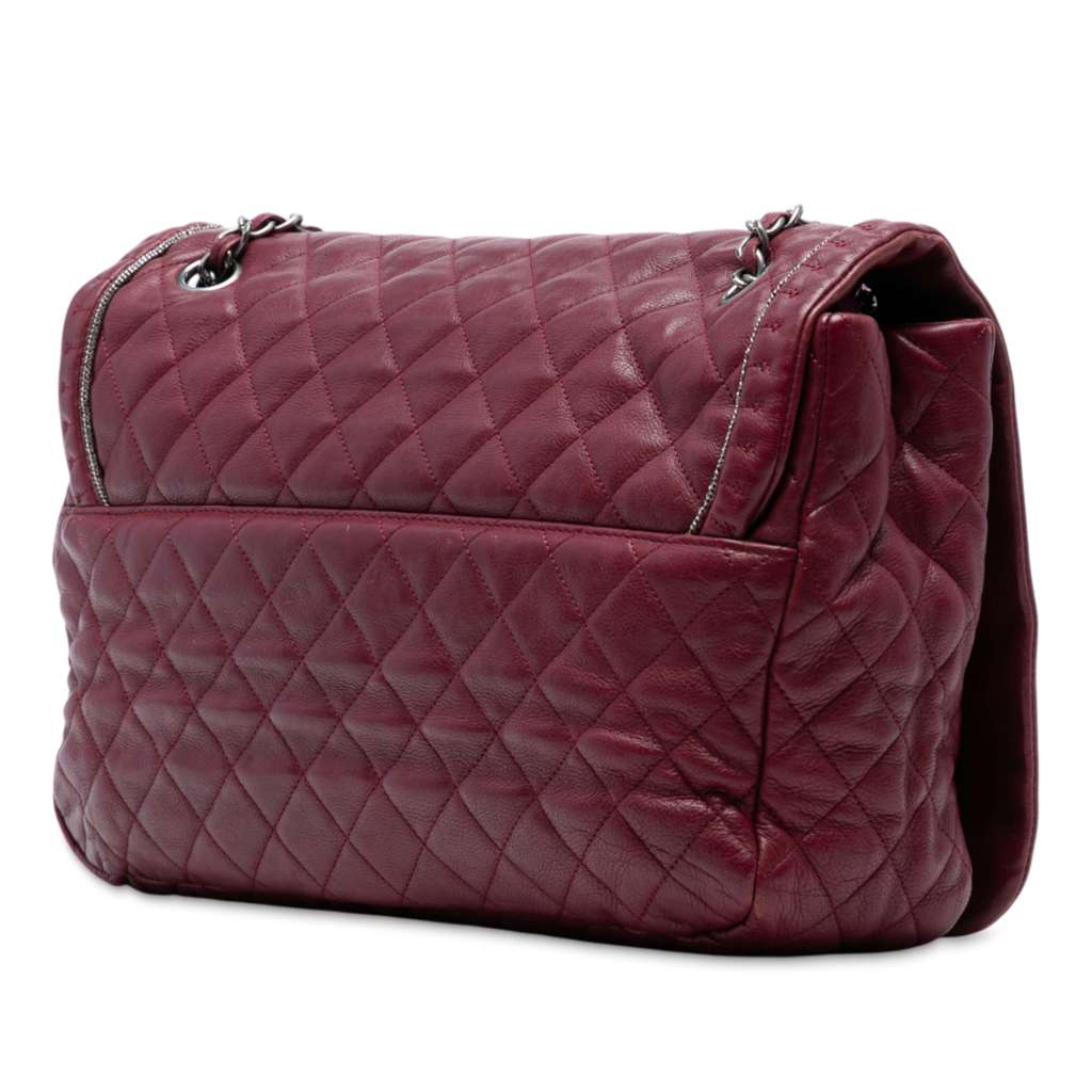 Chanel Quilted Calfskin Istanbul Accordion Flap - Back view