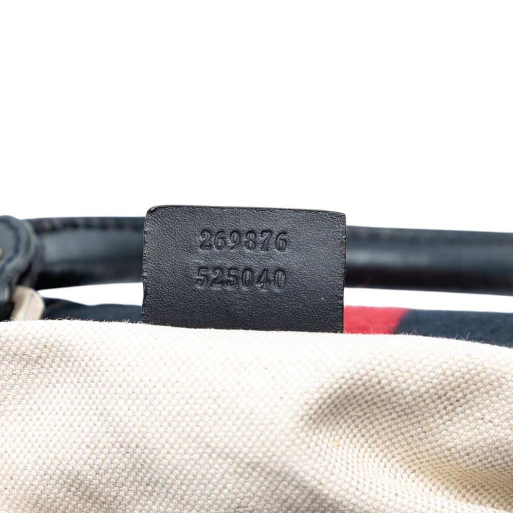 Gucci Small GG Canvas Web Joy Boston Bag - Side view