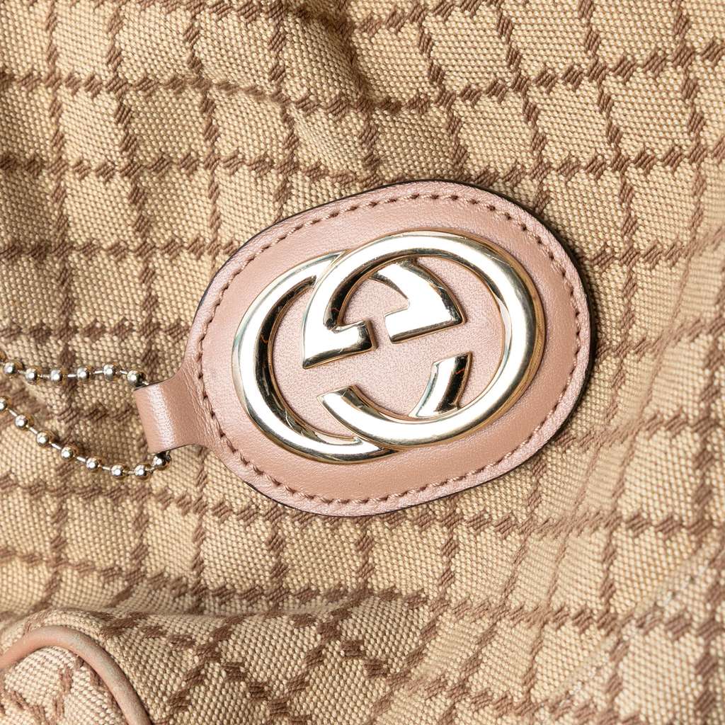Gucci Diamante Canvas Sukey Satchel - Detail 1