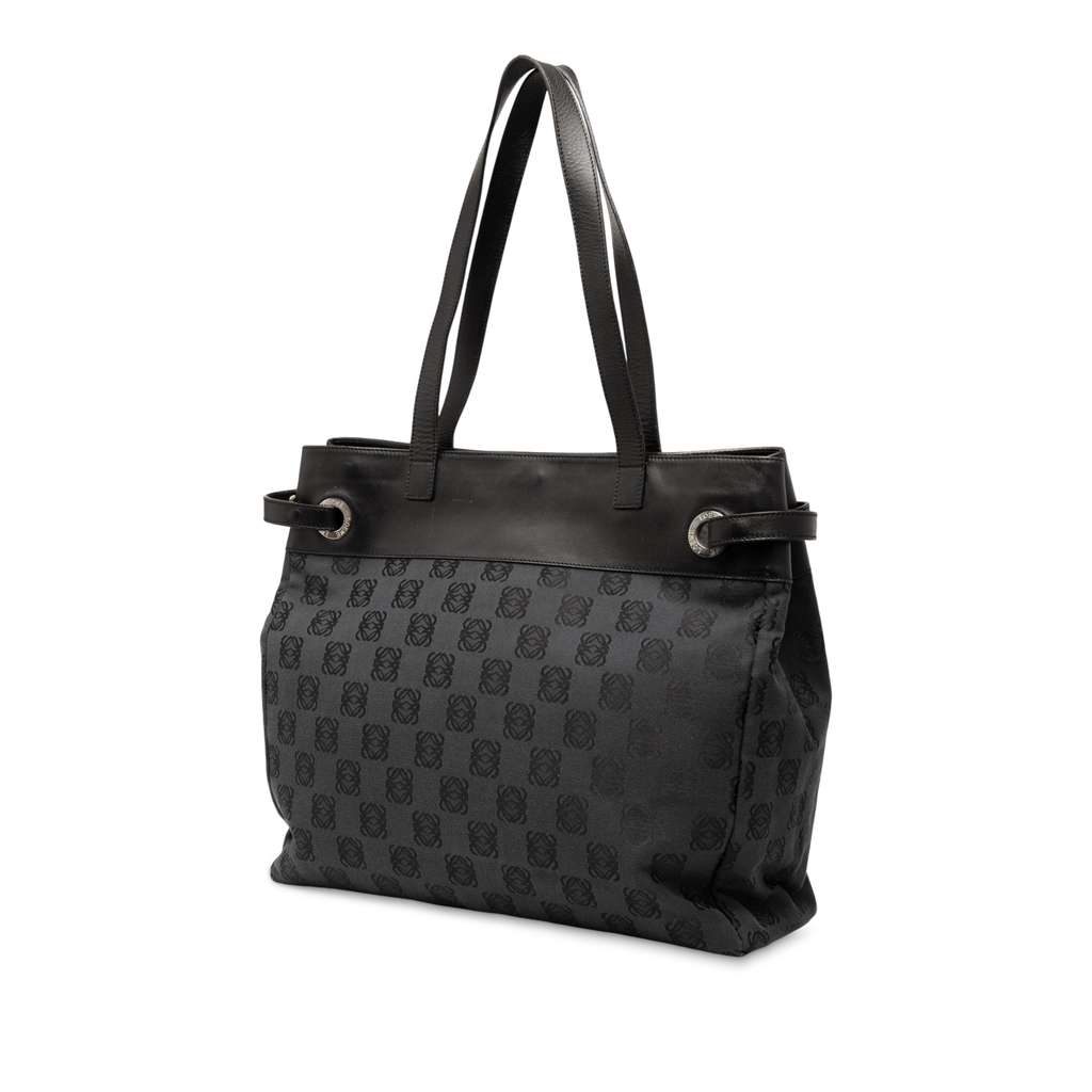 Loewe Anagram Canvas Tote - Back view