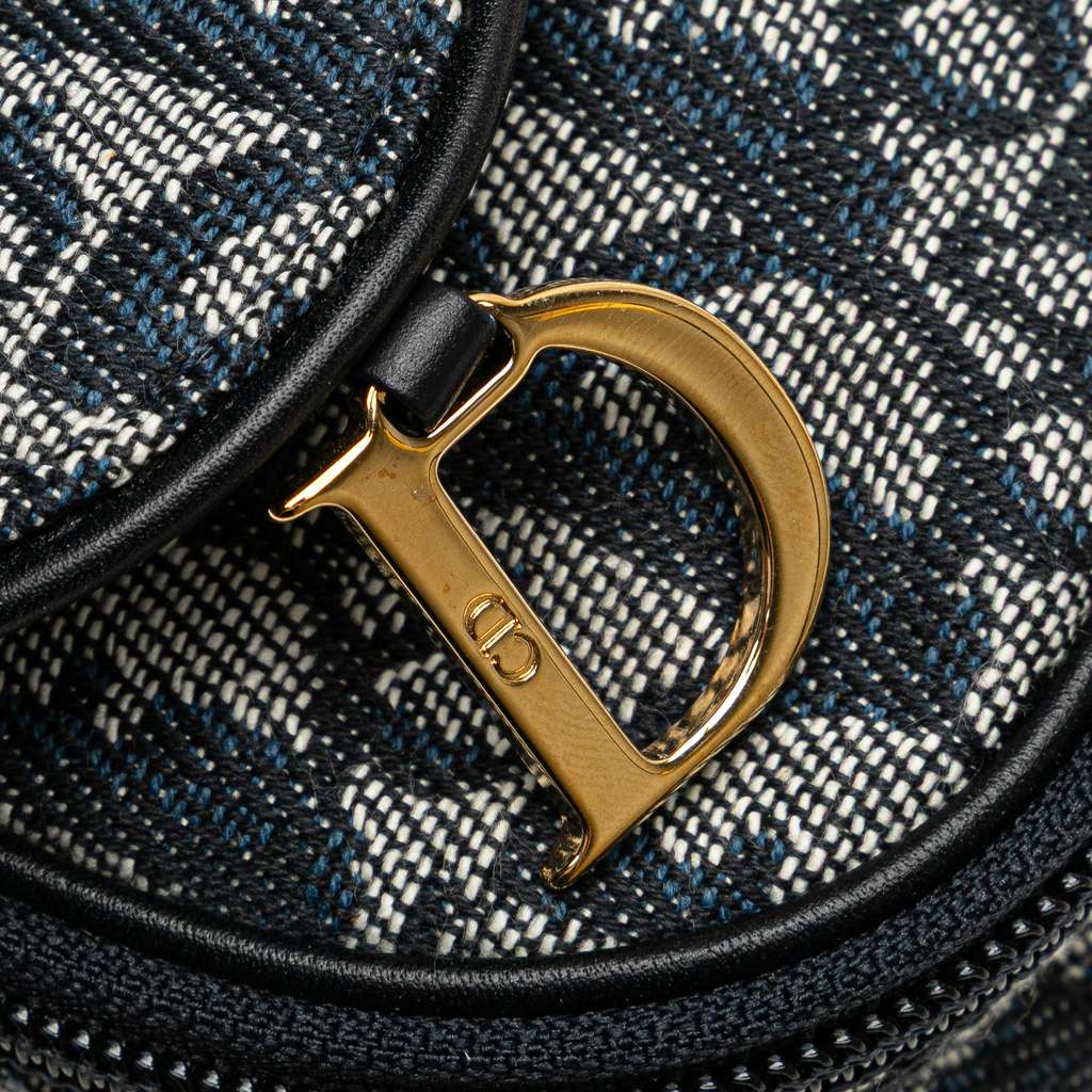 Dior Diorissimo Canvas Saddle Pouch - Image 10