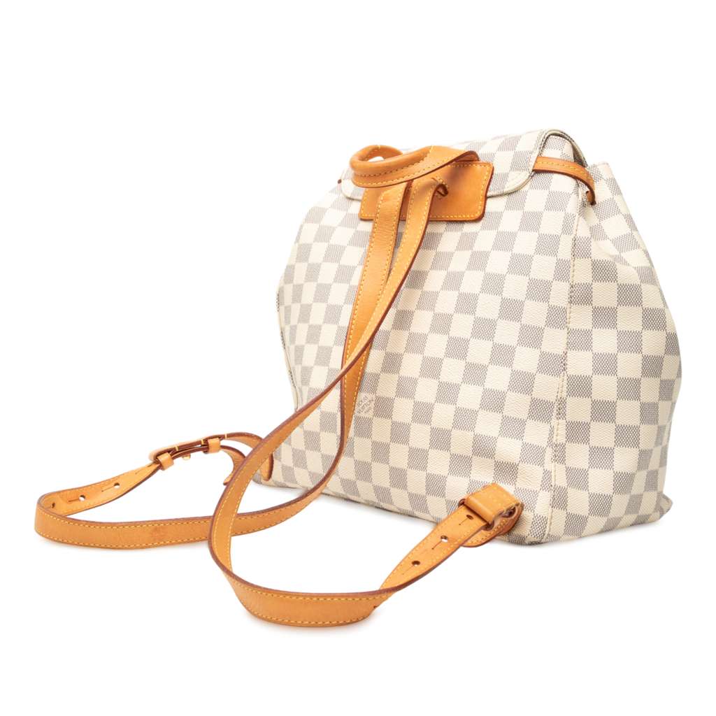 Louis Vuitton Damier Azur Sperone - Back view