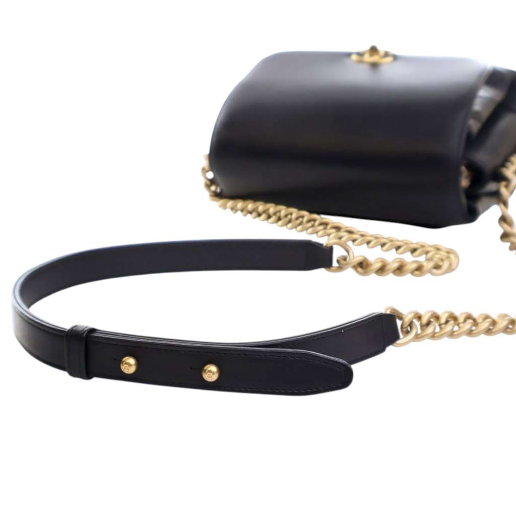 Chanel Quilted Goatskin Side Chain Compartment Flap - Image 14