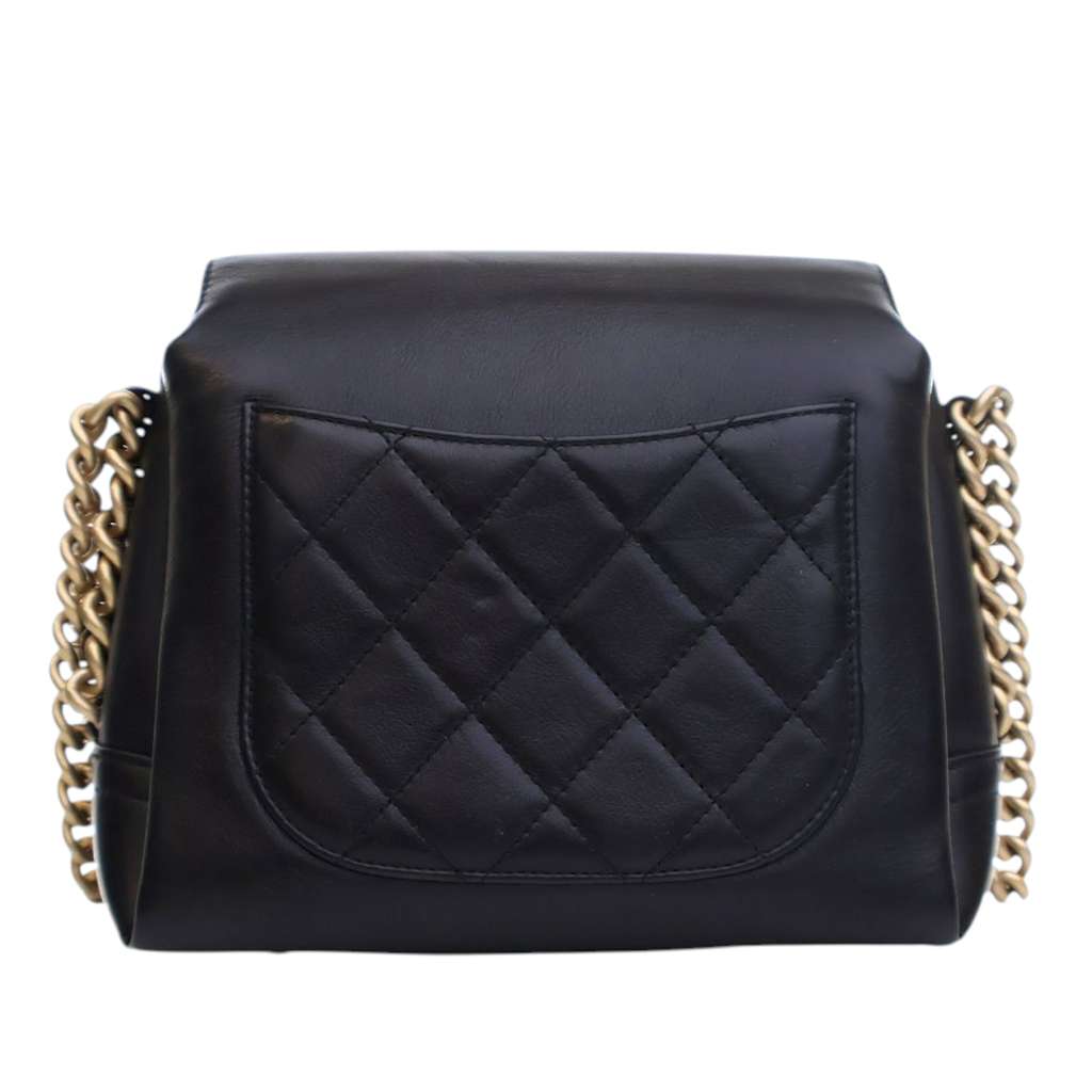Chanel Quilted Goatskin Side Chain Compartment Flap - Image 6
