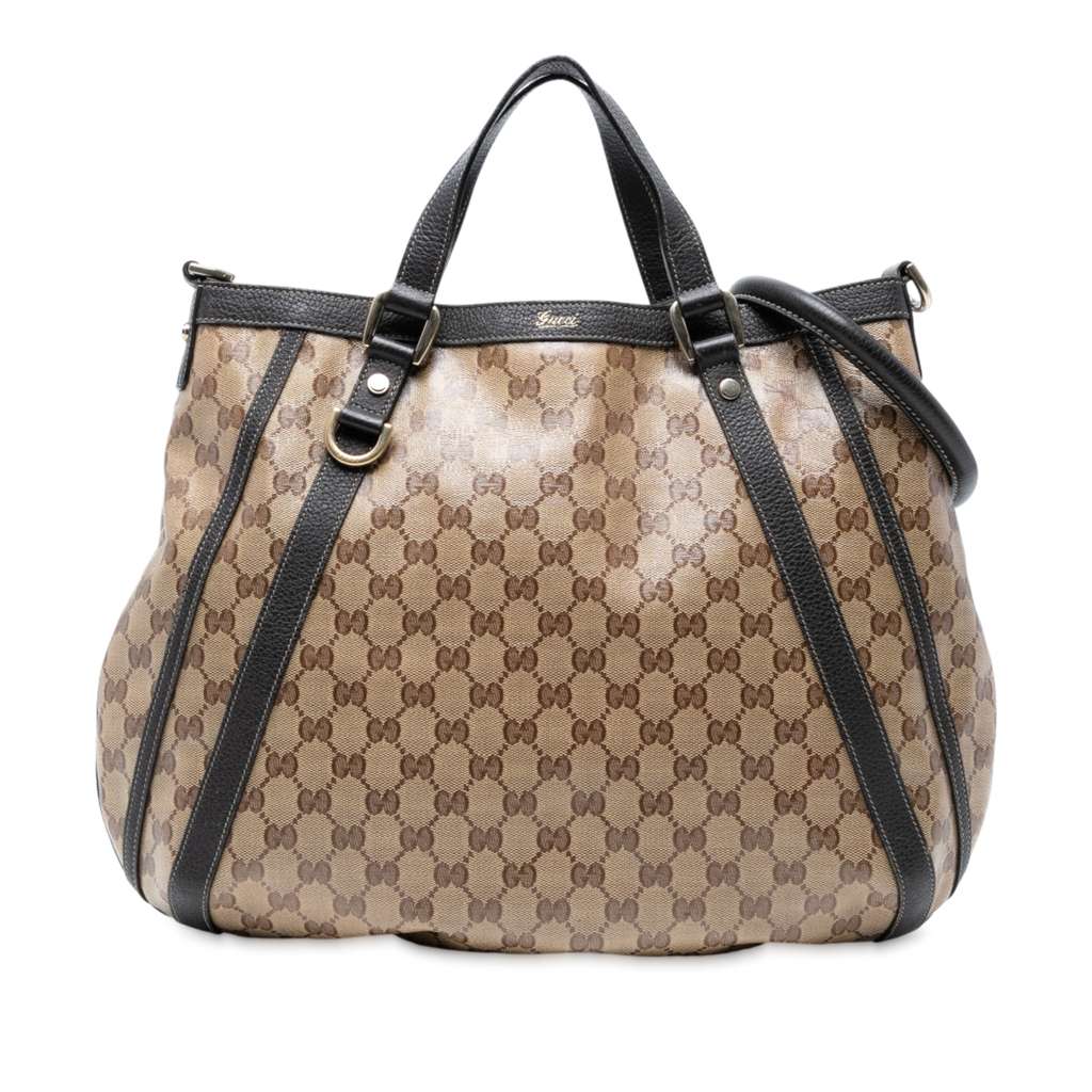 Gucci GG Crystal Abbey D Ring Convertible Tote
