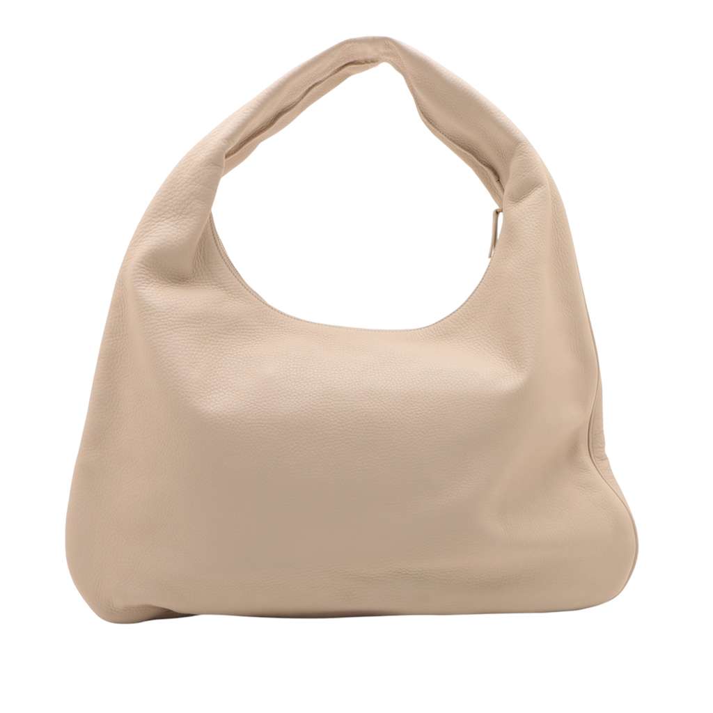 The Row Large Leather Everyday Hobo - Back view