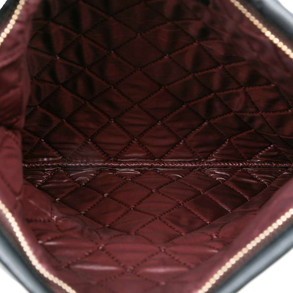 Chanel Quilted Lambskin CC Beauty Foldover Clutch - 4