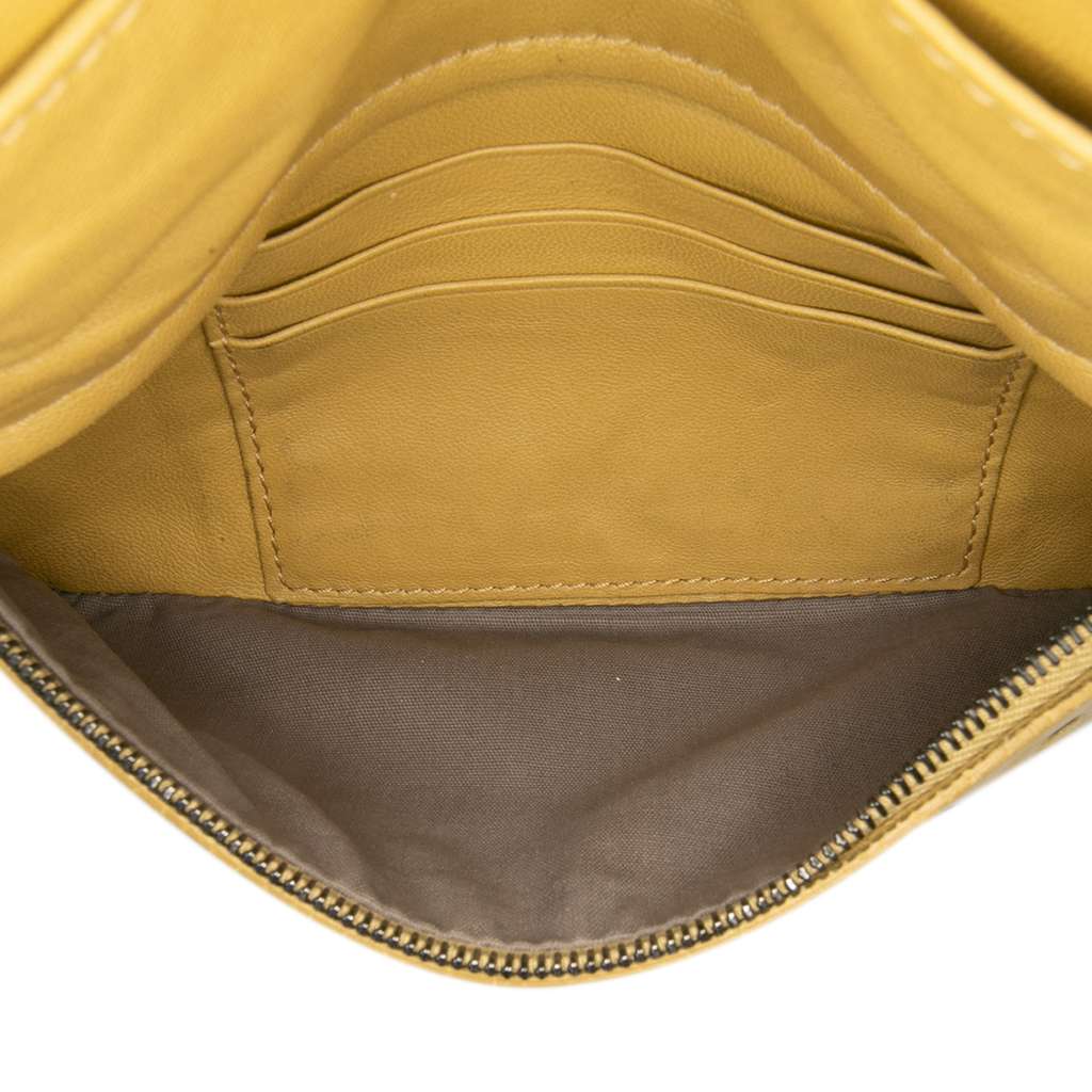 Bottega Veneta Mini Nappa Intrecciato Expandable Chain Flap Crossbody - Side view