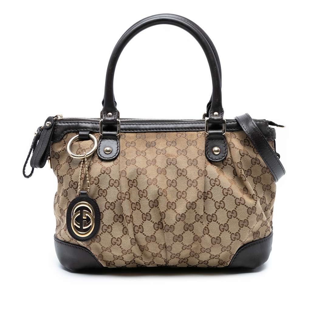 Gucci GG Canvas Sukey Satchel