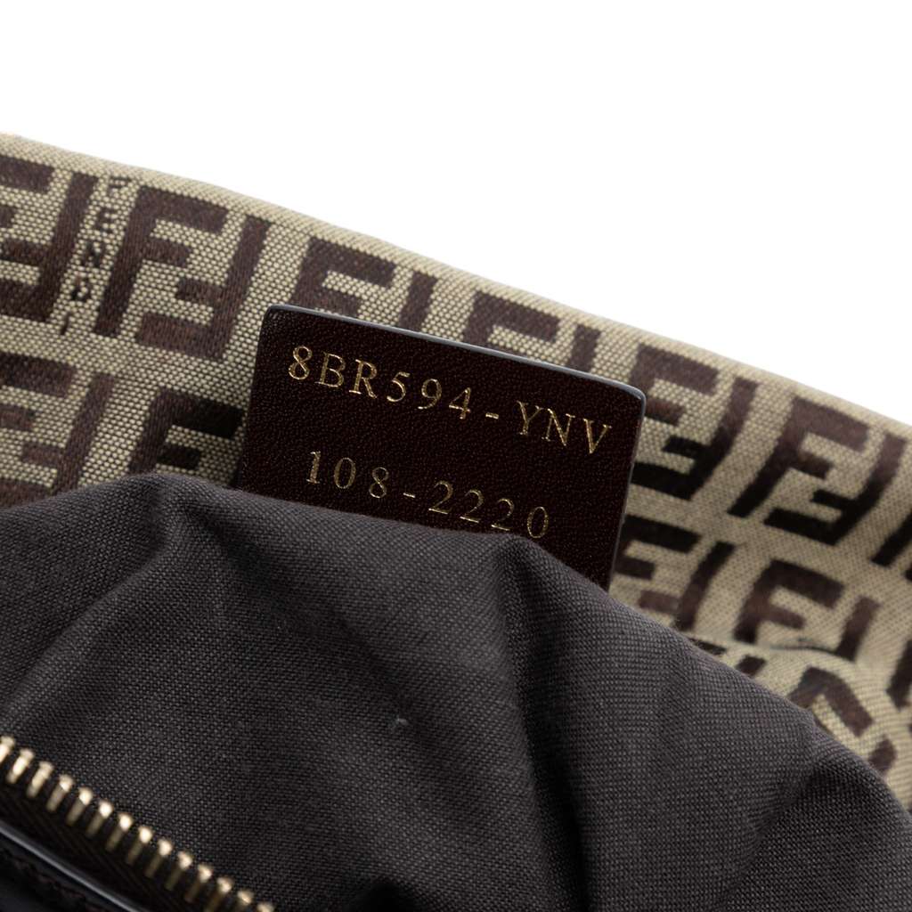 Fendi Zucchino Canvas Chain Pochette - Detail 1