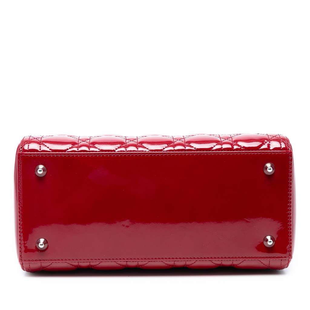 Dior Medium Patent Cannage Lady Dior - Image 6