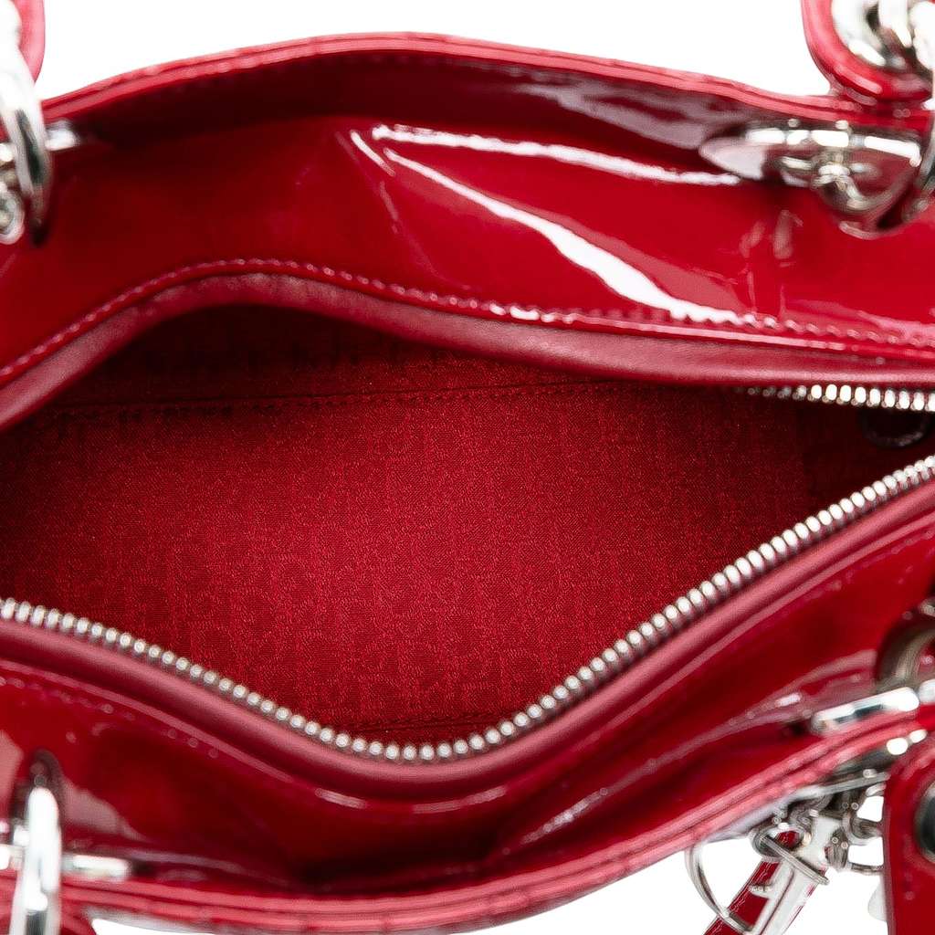Dior Medium Patent Cannage Lady Dior - 4
