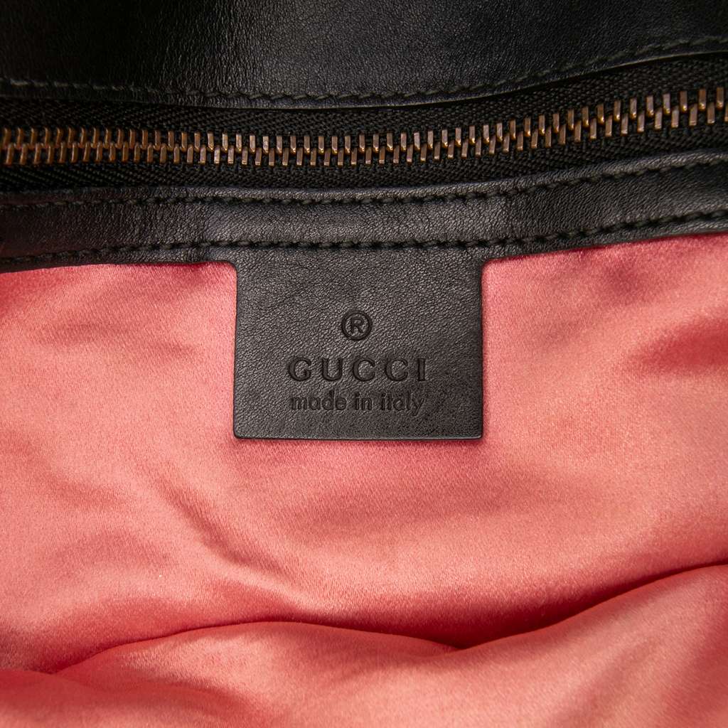 Gucci Medium GG Marmont Bicolor Matelasse Leather Shoulder Bag - Side view