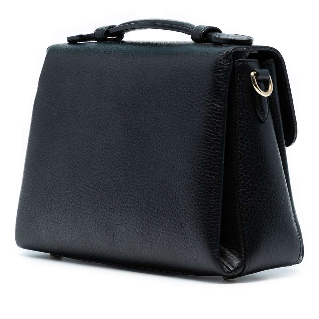 Gucci Small Dollar Calf Interlocking G Satchel - Back view