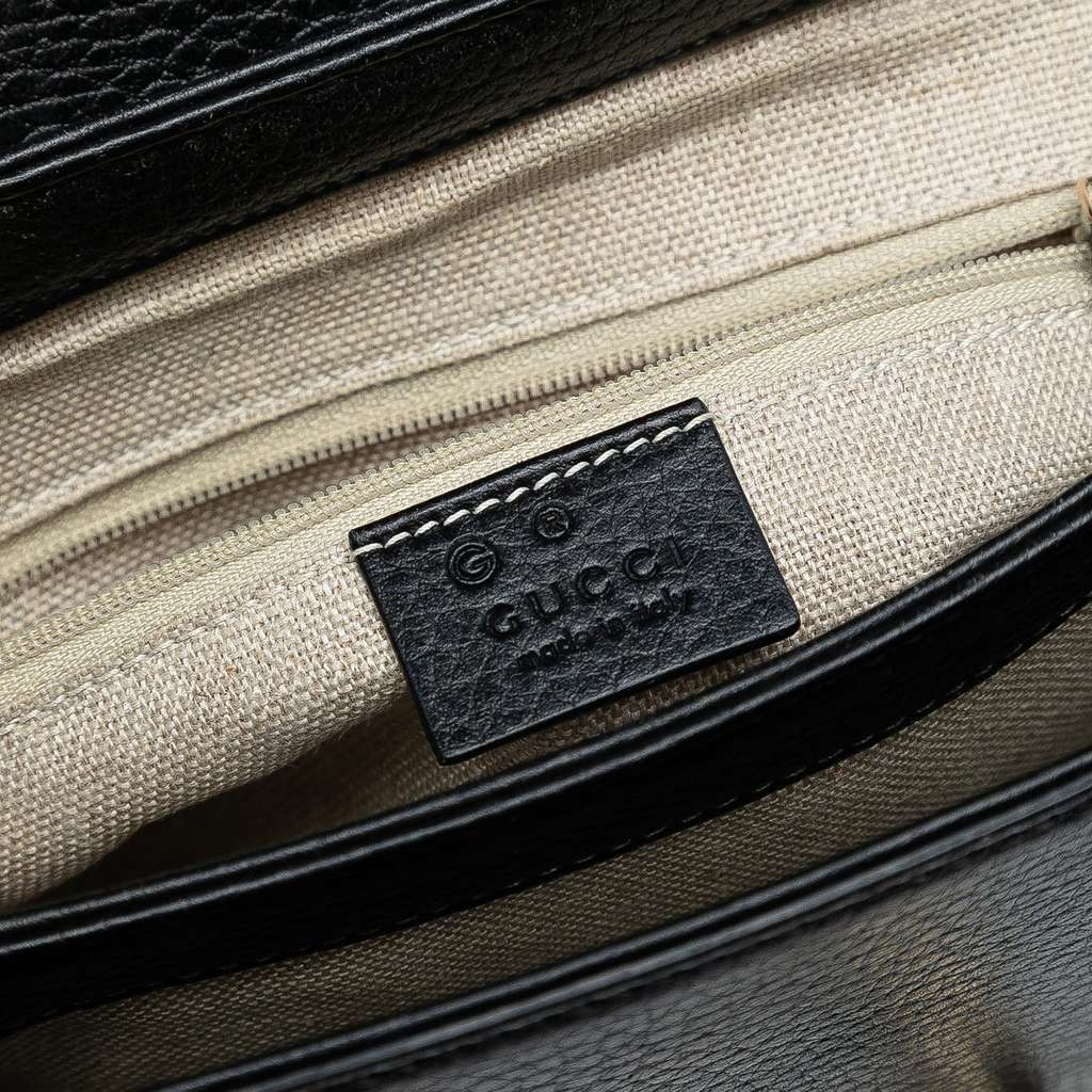 Gucci Small Dollar Calf Interlocking G Satchel - Side view