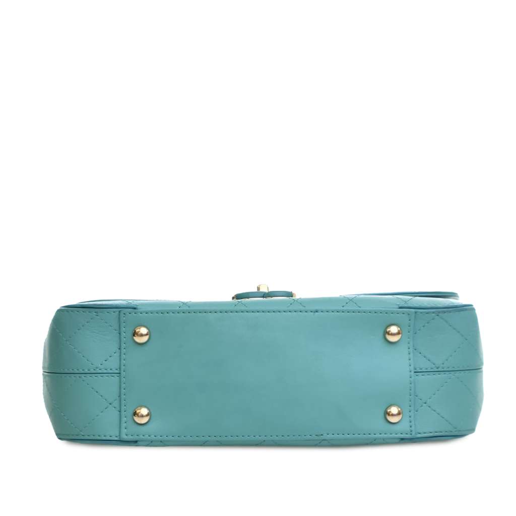 Chanel Medium Stitched Calfskin Covered CC Flap - Image 6