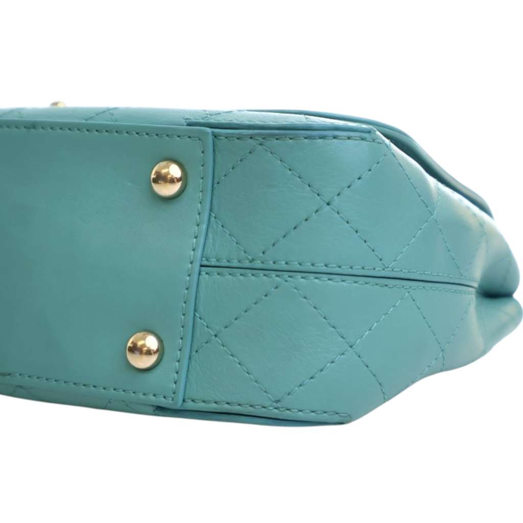 Chanel Medium Stitched Calfskin Covered CC Flap - Detail 2