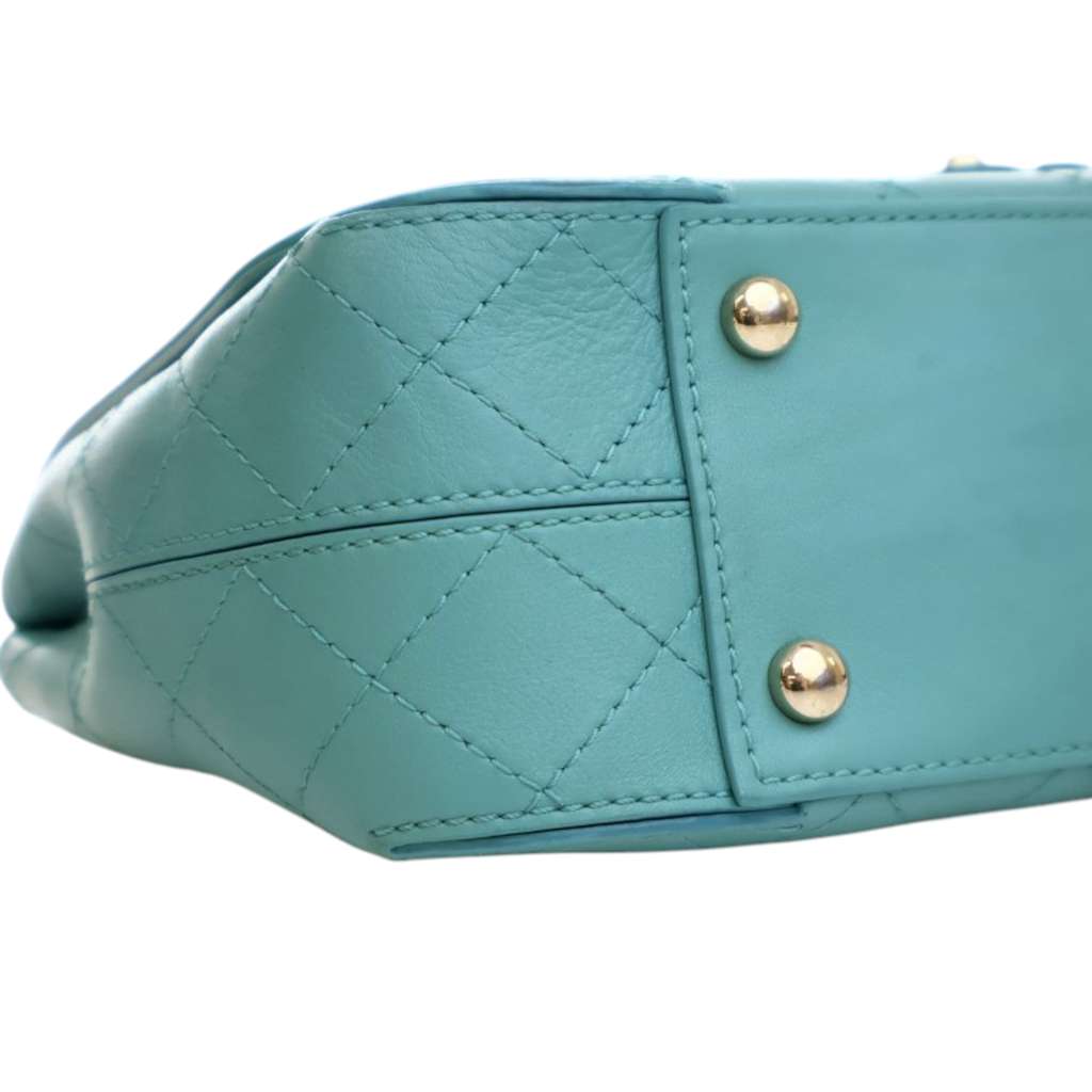 Chanel Medium Stitched Calfskin Covered CC Flap - Image 10