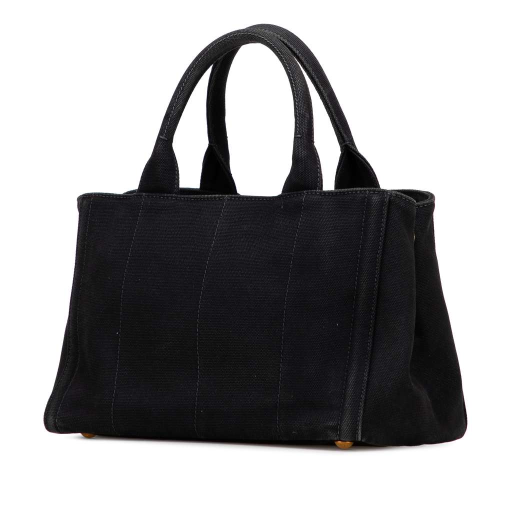 Prada Small Canvas Canapa Bijoux Satchel - 2