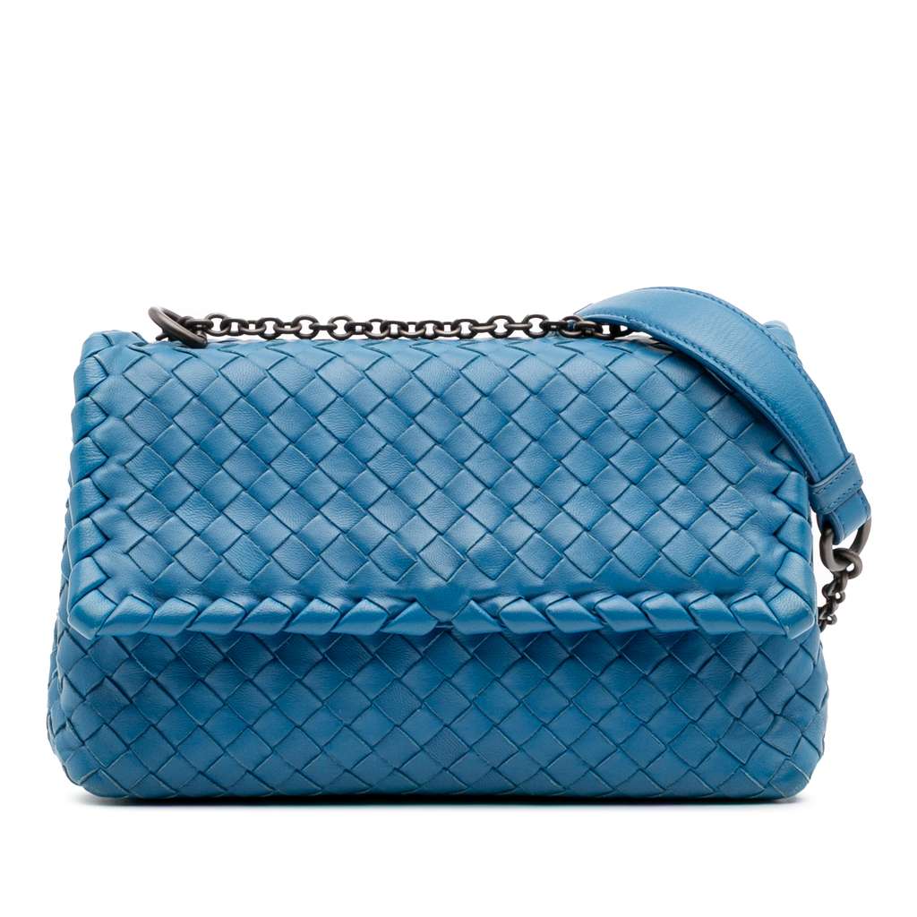 Bottega Veneta Baby Nappa Intrecciato Olimpia Crossbody