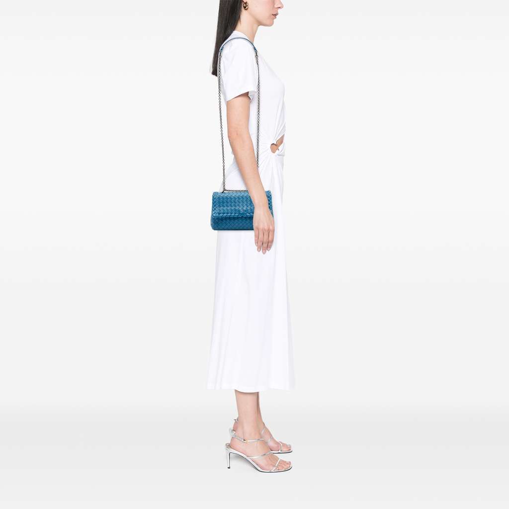 Bottega Veneta Baby Nappa Intrecciato Olimpia Crossbody - Image 14