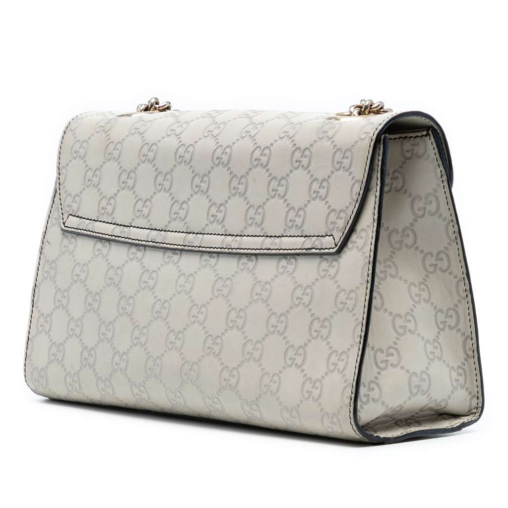 Gucci Medium Guccissima Emily Shoulder Bag - Back view