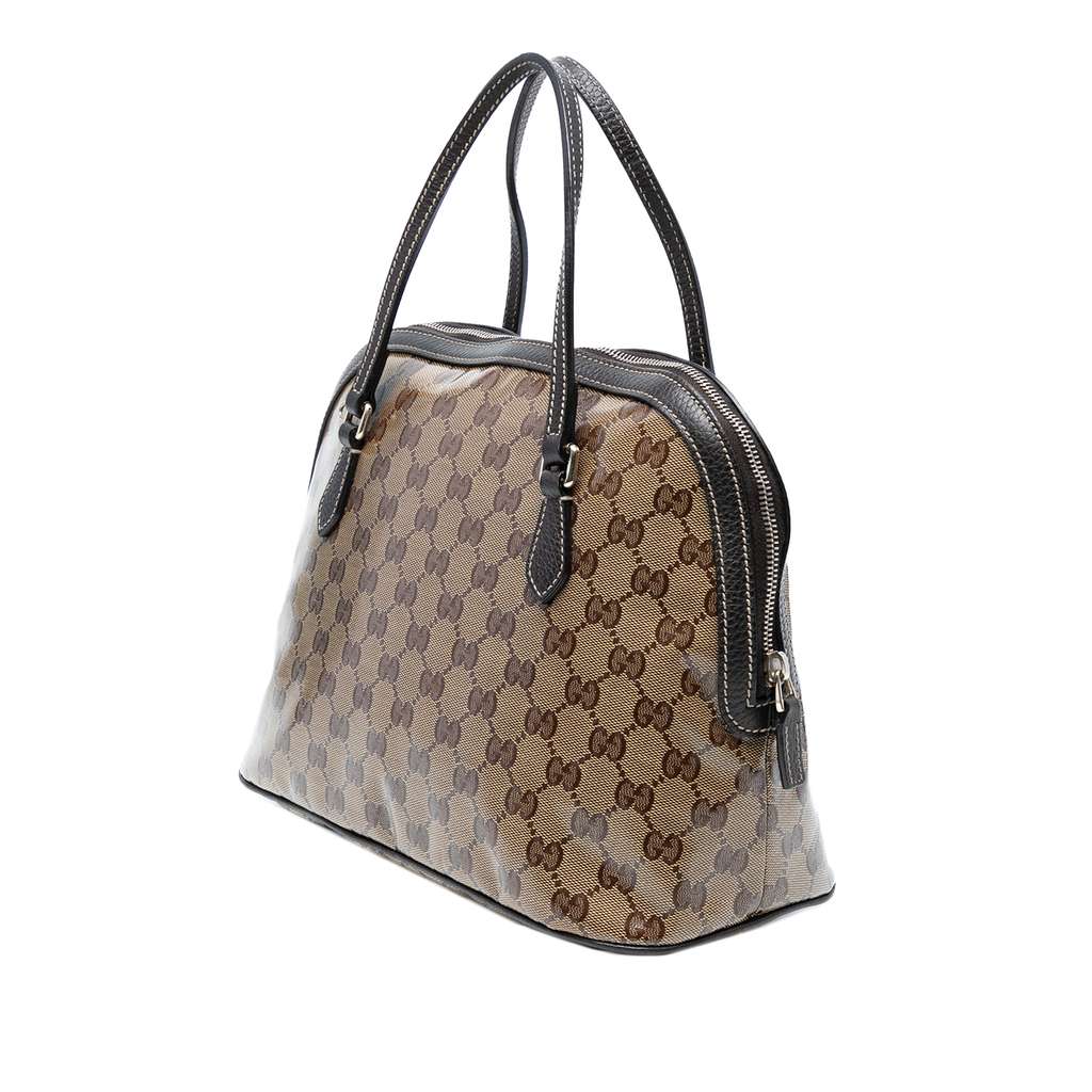 Gucci Medium GG Crystal Dome Satchel - Back view